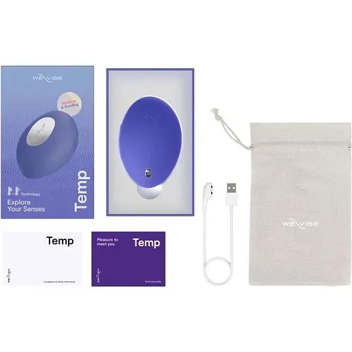 Вібратор We-Vibe Temp (Blue) - фото 10