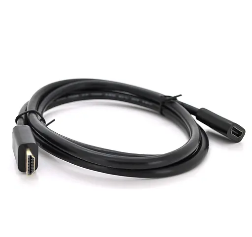 Удлинитель HDMI (папа) - HDMI (мама) VEGGIEG HF-1.5 1.5m, v2.0, OD-7.0mm - фото 2