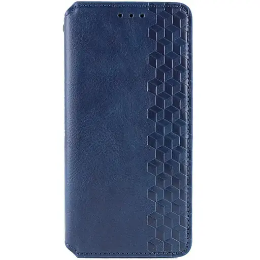 Шкіряний чохол-книжка GETMAN Cubic (PU) для Motorola Moto G75 5G Синій