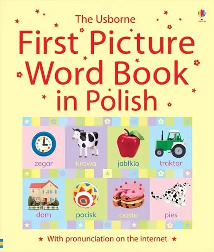 First Picture Word Book In Polish