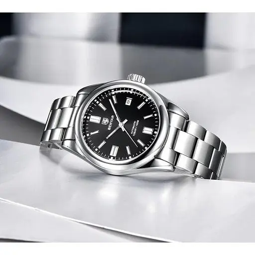 Наручний класичний годинник Benyar Automatic 10 BAR - фото 2