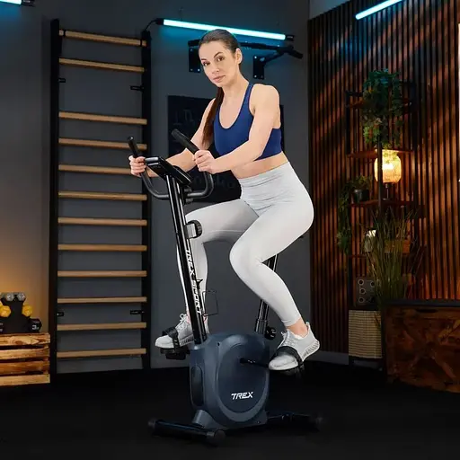 Велотренажер Trex Sport TX-350MB RIZE магнітний синій - фото 3