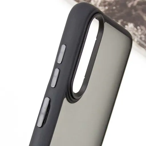 Чехол Epik TPU+PC Lyon Frosted для Samsung Galaxy A50 (A505F)/A50s/A30s Black - фото 4