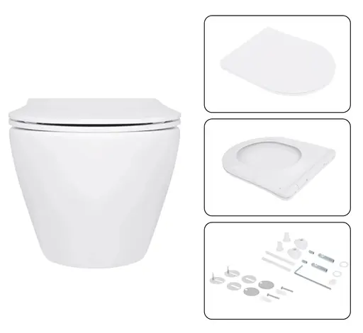 Набір Q-tap Nest 4 в 1 підвісний унітаз Jay Ultra Quiet 520x360x320 + комплект інсталяції QT07335175W48186 - фото 6