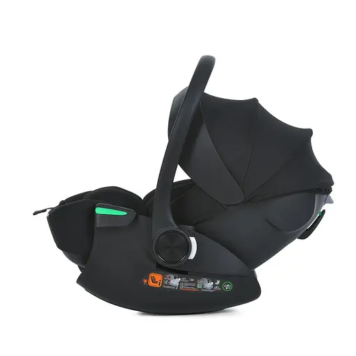 Автокрісло-бебікокон El Camino i-FLOW i-SIZE R129, для зросту 40-87 см, 3-точкове, з боковим захистом, Чорне - фото 4