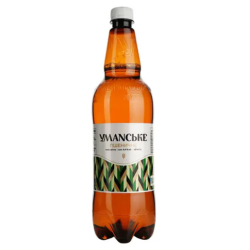 Пиво Уманьпиво Пшеничне Светлое, 4,4%, 1 л (459008)