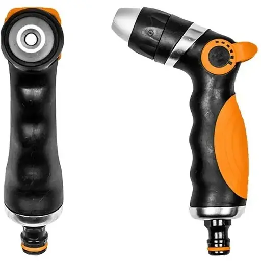 Пістолет Bradas для поливу металевий регульований прямий BLACK LINE ECO-2036 - фото 1