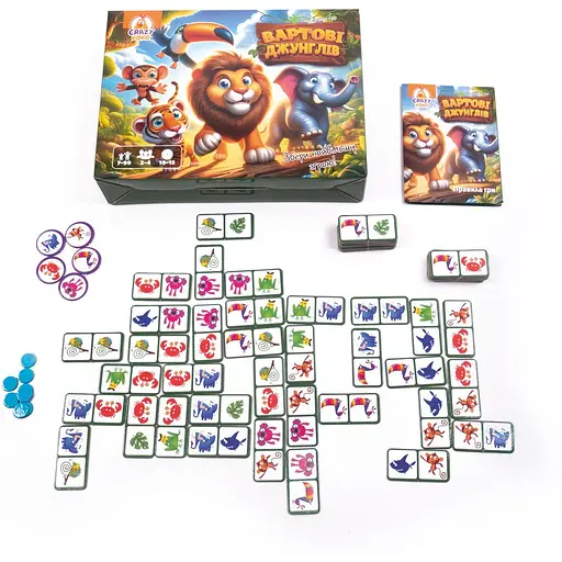 Настольная игра Vladi Toy развлекательная. Часовые джунглей (VT8055-47) - фото 2