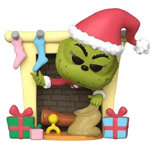Коллекционная фигурка Funko Pop Как Гринч украл Рождество Гринч с мешком How the Grinch Grinch with Bag 11 - фото 1