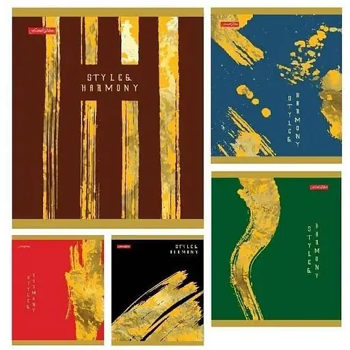 Зошит учнівський GOLDEN SILK Тетрада 12012 48 аркушів Різнокольоровий 1 шт. в асортименті - фото 1