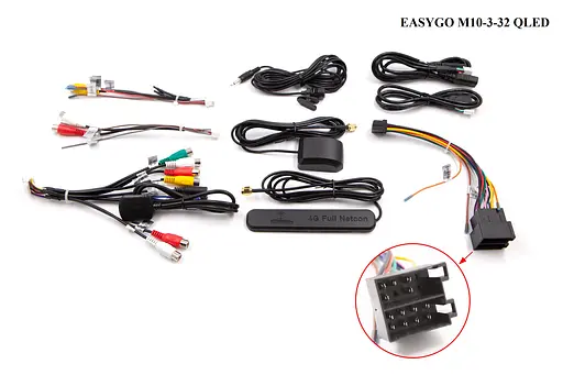 Автомагнітола EasyGo M10-3-32 QLED - фото 5