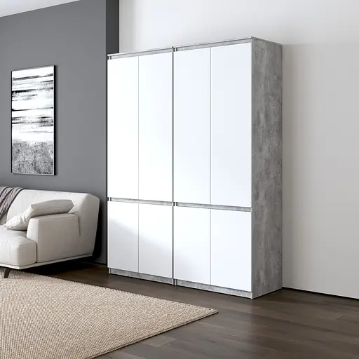 Шкаф для одежды Vays, со штангой и полками, комплект из 2 шкафов R10+R24 - фото 7