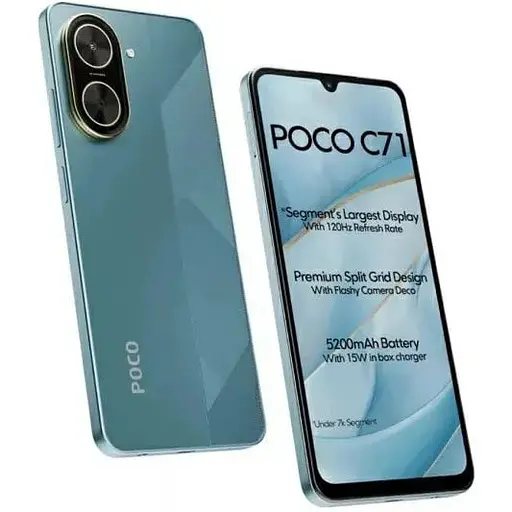 Смартфон Xiaomi Poco C71 4/128GB Blue (with charger) (Global Version) - фото 5