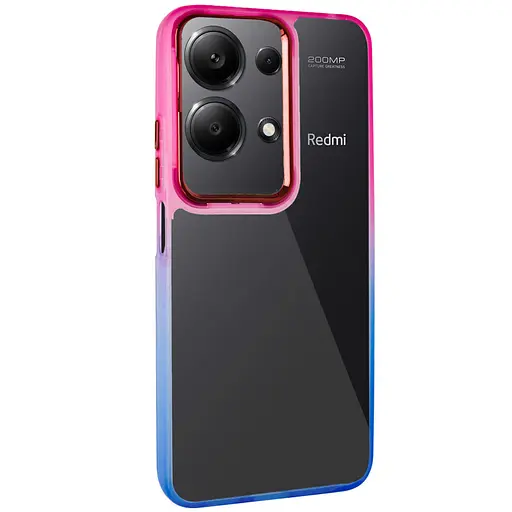Чохол Epik TPU+PC Fresh sip series для Xiaomi Redmi Note 13 Pro 4G/Poco M6 Pro 4G/Note 14S Синій/Рожевий