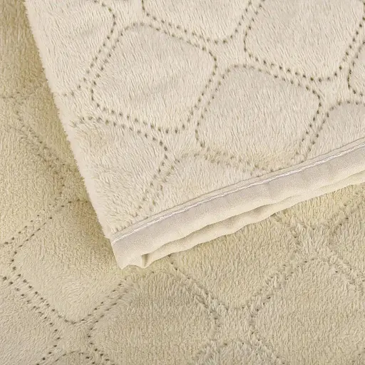 Покрывало ТЕП Velour бежевое ромб прямой 180 x 240 см (4-00516_21692) - фото 2