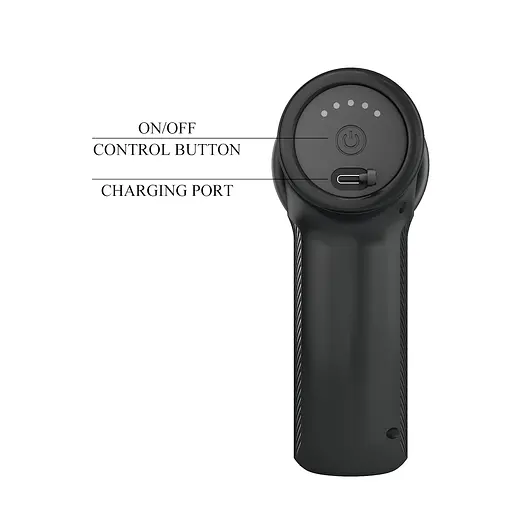 Вибромассажёр Pretty Love Dj Doctor 12.1 см (черный) - фото 14