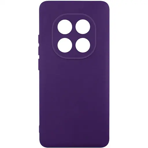 Чохол Getman TPU Liquid Silk Full Camera для Xiaomi Redmi Note 14 Pro 4G Темно фіолетовий/Dark Purple