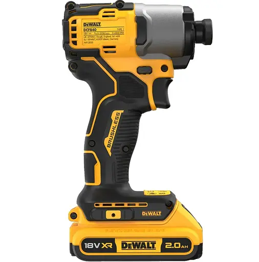 Шуруповерт аккумуляторный ударный DeWalt с АКБ и ЗУ DCF840D2T - фото 4
