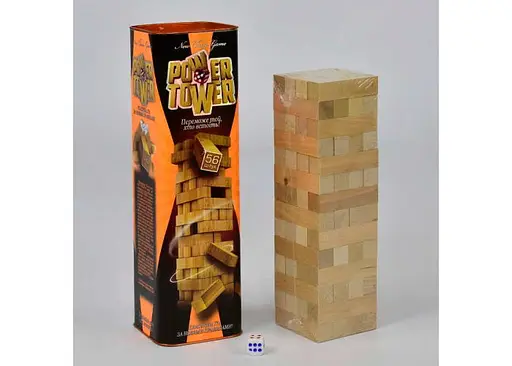 Настільна гра Danko Toys Дженга (Power Tower) (укр.) (РТ-01U) - фото 3