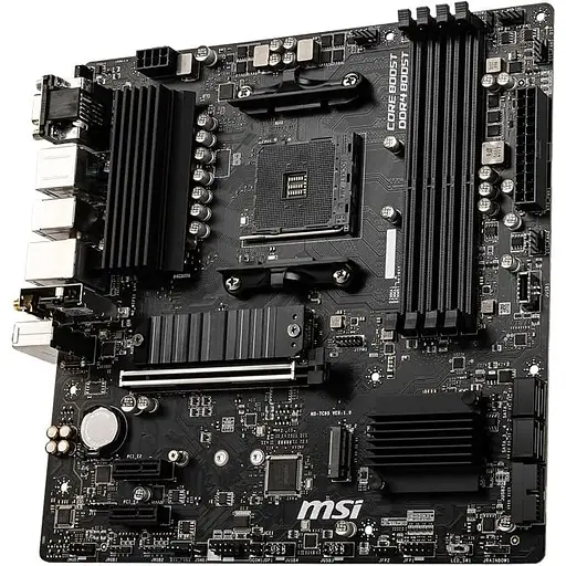 Материнська плата MSI B550M PRO-VDH WIFI sAM4 B550 4xDDR4 M.2 HDMI D-Sub WiFi BT mATX - фото 3