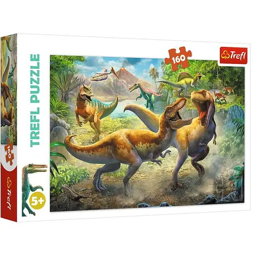 Пазл Trefl Поединок тираннозавров 160 эл. (15360)