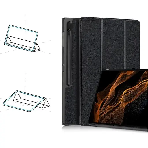 Чохол-книжка ArmorStandart Smart Case до Samsung Tab S8 Ultra / S9 Ultra / S10 Ultra Black (ARM61445) [121644] - фото 4