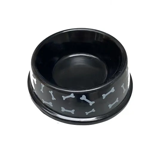 Миска TatraPet меламінова пластикова чорна 150 мл 14.5 см 
