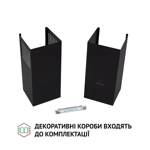 Вытяжка декоративная наклонная Perfelli DNS 6482 D 850 BL LED - фото 9