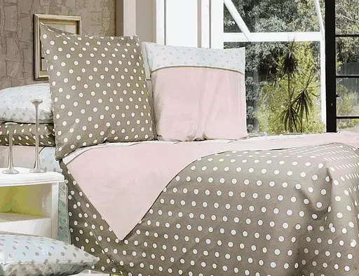 Наволочка 50х70 см бязь беж