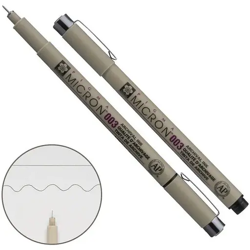 Лайнер Pigma Micron (0.03) 0.15 мм Sakura - фото 1