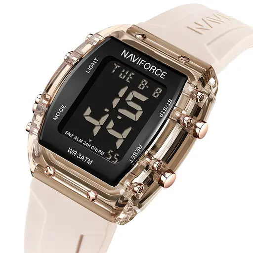 Наручний годинник жіночий Naviforce Lady Sport Золотий (3110) - фото 2