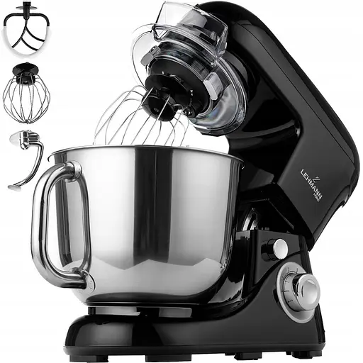 Кухонний комбайн тістоміс Lehmann Chervil Black 2200W - фото 1