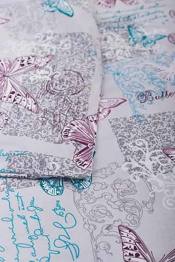 Комплект постельного белья Moon&Star Детский 110x140 см наволочки 2x50x70 см Butterfly Бязь Gold Люкс - фото 8