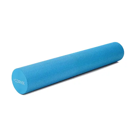 Масажний ролик Cornix EVA+ 90 x 15 см (валик, ролер) XR-0316 Blue - фото 3