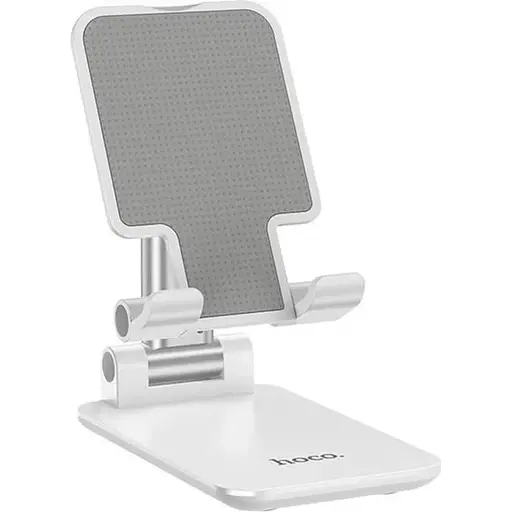 Универсальная подставка Hoco PH29a держатель настольная белая - фото 1
