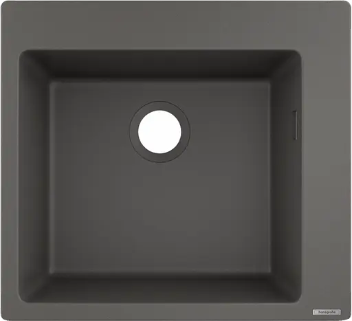 Кухонная мойка Hansgrohe S510-F450 560x510 Stonegrey 43312290, Серый - фото 1