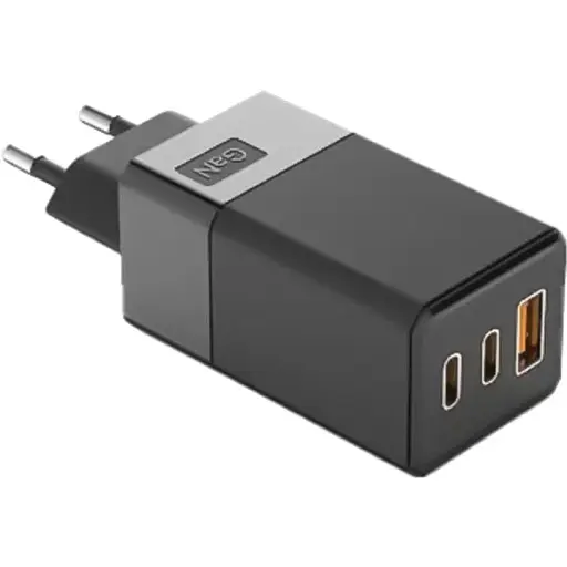 Зарядний пристрій 3 порти Profit U65 GaN 65 W USB + 2Type-C - фото 1