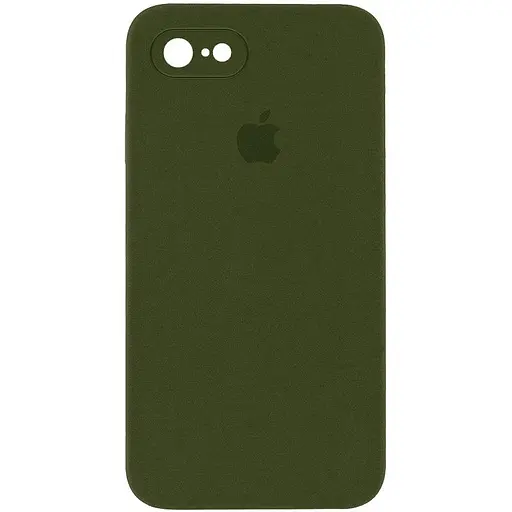 Чехол Epik Silicone Case Square Full Camera Protective AA для Apple iPhone 6/6s 4.7 Зеленый/Dark Olive