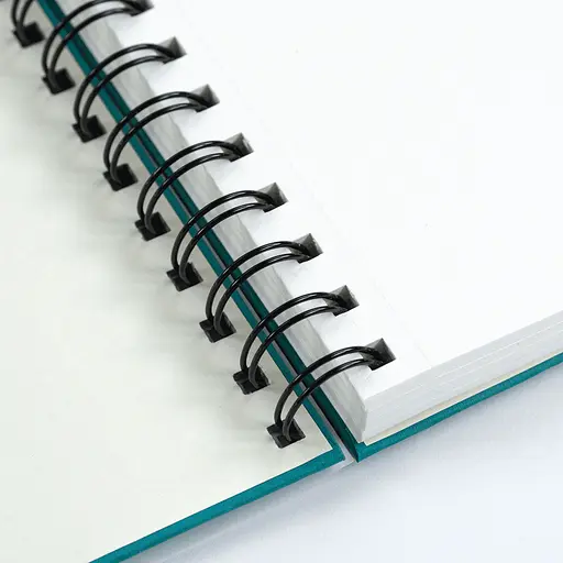 Блокнот для акварели на спирали А5 Unica by Fabriano 250г/м2 32 л белая бумага Бирюза ROSA Gallery - фото 2