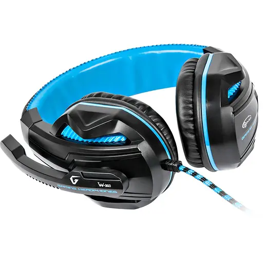 Ігрова гарнітура Gemix W-360 black-blue (W-360 black-blue) - фото 7