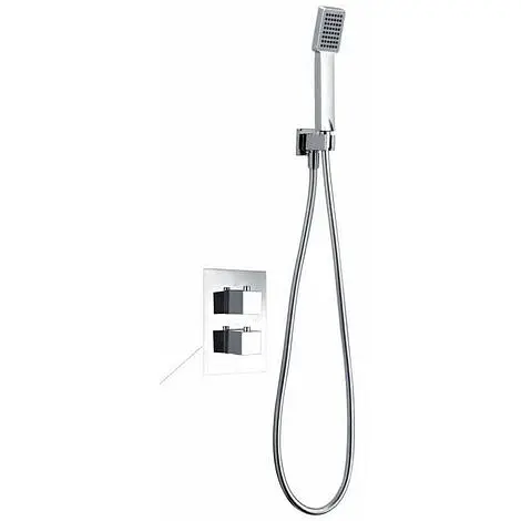 Душова система прихованого монтажу з термостатом Imex Cies хром GPC009, Хром - фото 2