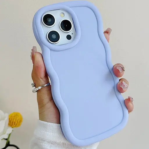 Чехол Epik TPU Ripple для Apple iPhone 15 Pro Max 6.7 Lilac Blue - фото 3