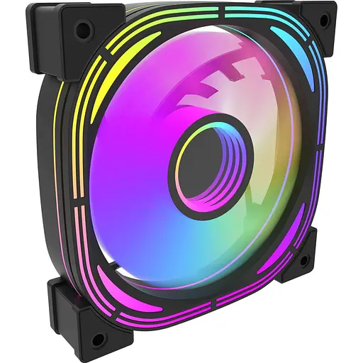 Комплект вентиляторів Darkflash INF24 3 in 1 Black (INF24 3IN1(PWM) black) - фото 2