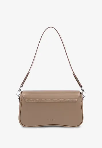 Жіноча шкіряна сумка Nona карамель краст - фото 4