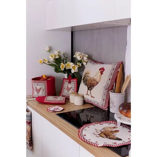 Подушка гобеленовая Прованс Добробут Петух 45х45 см (44438) - фото 6