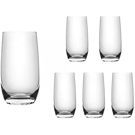 Набір склянок для напоїв Lora Даріо 360 мл 6 шт. NGC219SETGLASS