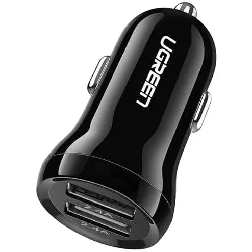 Автомобильное зарядное устройство Ugreen ED018 Dual USB Car Charger 50875