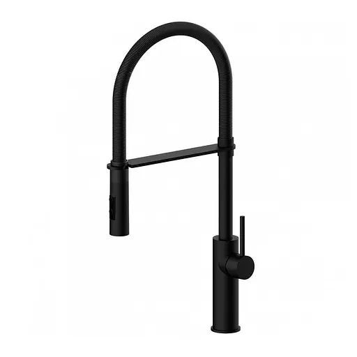 Смеситель для кухни Paffoni Light LIG179NO Черный матовый - фото 1