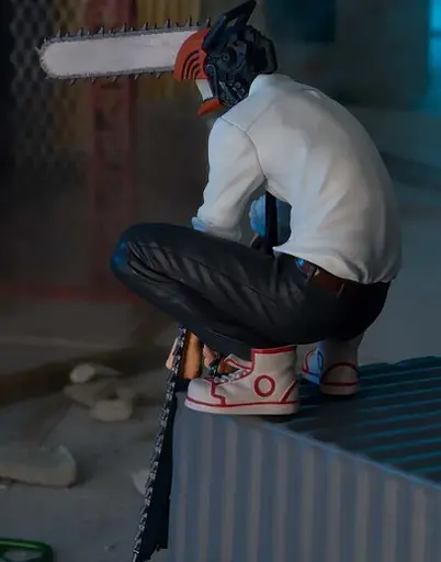 Коллекционная фигурка FuRyu Человек-бензопила Дэнджи Chainsaw Man Denji 16 см FR CM D - фото 3