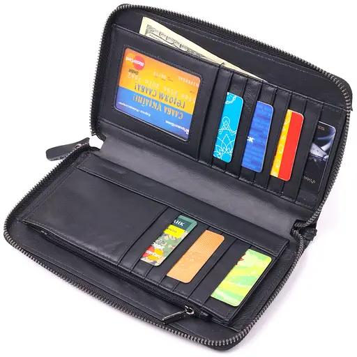 Кожаный клатч мужской Vintage 20х11,5х2 см acs0024559 - фото 4